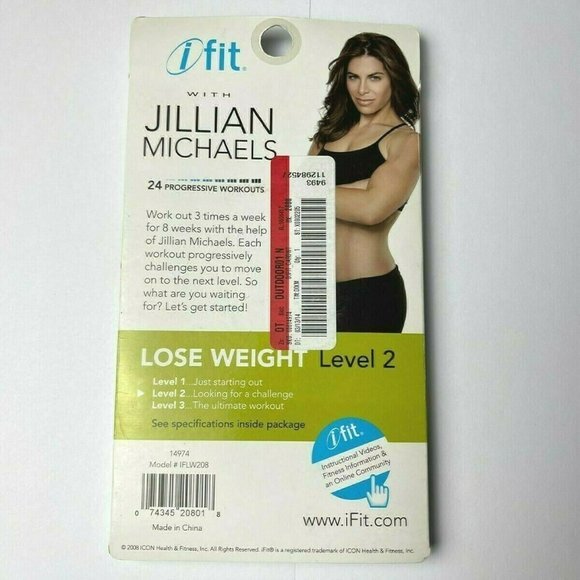 iFit Jillian Michaels Lose Weight Level 2 SD Card Workouts Treadmill Elliptical - Picture 4 of 7